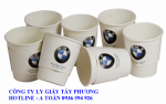 Ly giấy in logo BMW