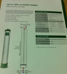 Cột lọc U860 (màng siêu lọc, sợi rỗng)