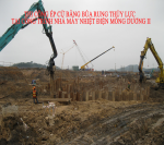 Thi công cừ larsen