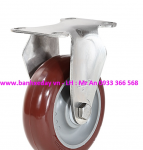 Banh xe cang inox 304, bánh xe đẩy càng inox a caster