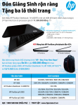 Tặng balo thời trang 400k khi mua laptop HP tại Chính Nhân