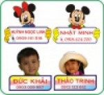 Bảng tên chân dung cho bé yêu