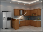 Tủ bếp gỗ xoan đào