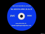 Dịch vụ in sao ,nhân bản DVD CD VCD số lượng lớn giá  tốt nhất hà nội