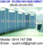 vách ngăn vệ sinh Đà Nẵng, vách ngăn Compact chịu nước