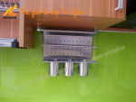 Phụ kiện kệ 3 ống đũa inox + thanh treo GFR 304T.