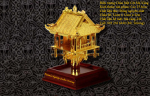 BIỂU TƯỢNG QUÀ TẶNG CHÙA MỘT CỘT MẠ VÀNG
