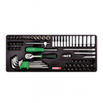 Bộ khẩu tay vặn 72 chi tiết 1/4
