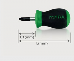 Tuốc nơ vít chống trượt TOPTUL FBBB0203
