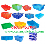 Thùng nhựa công nghiệp đủ loại