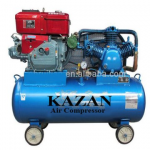 Máy nén khí đầu nổ làm lốp lưu động chạy xăng,dầu diesel áp 12,5 kg/cm2 giá 24 triệu