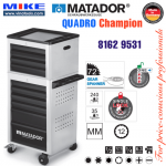 Tủ đồ nghề cao cấp 10 ngăn QUADRO Champion - 8162 9531