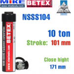 Kích thủy lực một chiều loại tiêu chuẩn Bega NSSS104, hồi về bằng lò xo - Tải trọng 10 tấn
