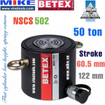 Kích thuỷ lực 1 chiều, 50 tấn, hồi về bằng lò xo NSCS502