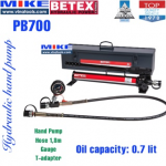 Bộ bơm tay thủy lực Bega Betex PB700 SET (700cm3, thép)