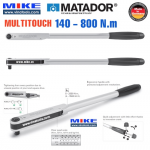 Cà lê lực 140-800 Nm - đầu vuông 3/4 inch - MULTITOUCH