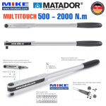Cà lê lực 500-2000 Nm - đầu vuông 1 inch - MULTITOUCH