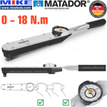 Cờ lê lực mặt đồng hồ 0 - 18 N.m - 3/8 inch