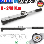 Cờ lê lực mặt đồng hồ 0 - 240 N.m - 1/2 inch