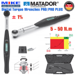 Cờ lê lực điện tử 5 - 50 N.m, 1/4 inch - PRO PLUS