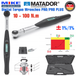 Cờ lê lực điện tử - Dải đo 10 - 100 N.m - 1/2 inch - PRO PLUS
