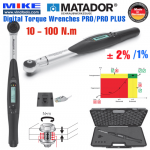 Cờ lê lực điện tử - Dải đo 10 - 100 N.m - 1/2 inch - PRO PLUS