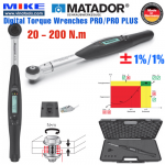 Cờ lê lực điện tử - Dải đo 20 - 200 N.m - 1/2 inch - PRO PLUS