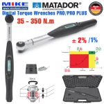 Cờ lê lực điện tử - Dải đo 35 - 350 N.m - 1/2 inch - PRO PLUS