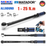 Cờ lê lực 1 - 25 N.m, đầu vuông 1/4 inch - ALLROUND