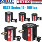 Kích thuỷ lực một chiều Bega NSCS Series, loại hành trình ngắn, hồi về bằng lò xo