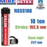 Kích thủy lực một chiều loại tiêu chuẩn Bega NSSS106, hồi về bằng lò xo - Tải trọng 10 tấn