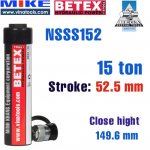 Kích thủy lực một chiều loại tiêu chuẩn Bega NSSS152, hồi về bằng lò xo - Tải trọng 15 tấn