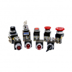 Nút ấn,đèn báo,chuyển mạch,dừng khần hanyoung