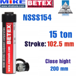 Kích thủy lực một chiều loại tiêu chuẩn Bega NSSS154, hồi về bằng lò xo - Tải trọng 15 tấn