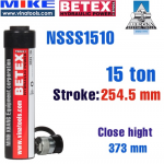 Kích thủy lực một chiều loại tiêu chuẩn Bega NSSS1510, hồi về bằng lò xo - Tải trọng 15 tấn