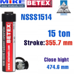 Kích thủy lực một chiều loại tiêu chuẩn Bega NSSS1514, hồi về bằng lò xo - Tải trọng 15 tấn