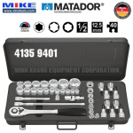 Bộ tuýp hệ mét 40 món - 12 points 12.5 TORX® - đầu vuông 1/2