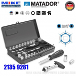 Bộ tuýp hệ inch 28 món 6 points 6.3 đầu vuông 1/4 inch