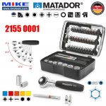 Bộ tuýp hệ mét 47 món – 6 points Box 6.3 – đầu vuông 1/4 inch