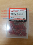 Nichifu- Đầu cos chẻ bọc nhựa TMEV 0.3Y-3