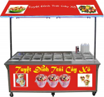 Xe trai cay xo, xe bán trái cây, tủ bán trái cây