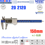 Thước cặp điện tử 150mm, IP67 - Vogel Germany