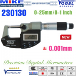 Panme điện tử 0-25mm NEW, IP65, USB