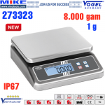 Cân điện tử 8000g, chống thấm nước và dầu IP67