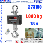 Cân treo điện tử - Cân cẩu - Crane Scale - Tải trọng 1 tấn