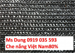 lưới dứa che nắng sân vườn