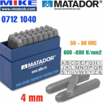 Bộ đục chữ 4mm