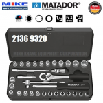 Bộ tuýp hệ mét 32 món - 6 points TORX 6.3 - đầu