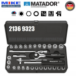 Bộ tuýp hệ inch 32 món 6 points TORX 6.3 đầu vuông 1/4 inch