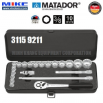 Bộ tuýp hệ mét 21 món – 12 points 10mm